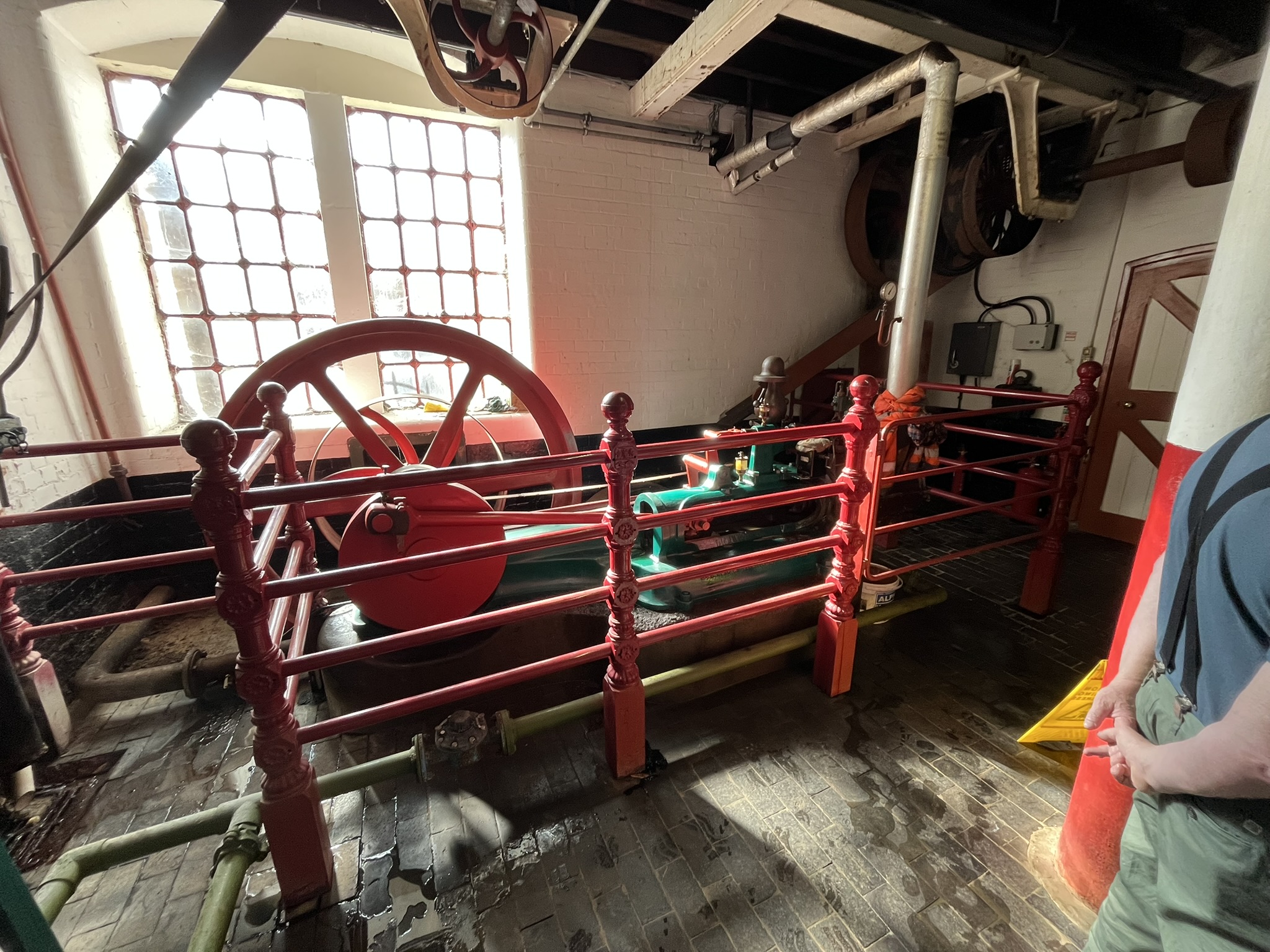 Historic steam engine at Hook Norton Brewery